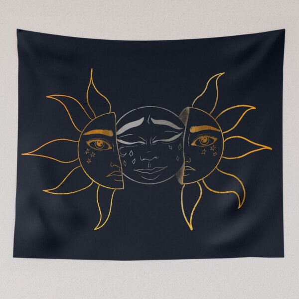Item preview, Old Fashioned Sun and Moon designed and sold by MqBelle.