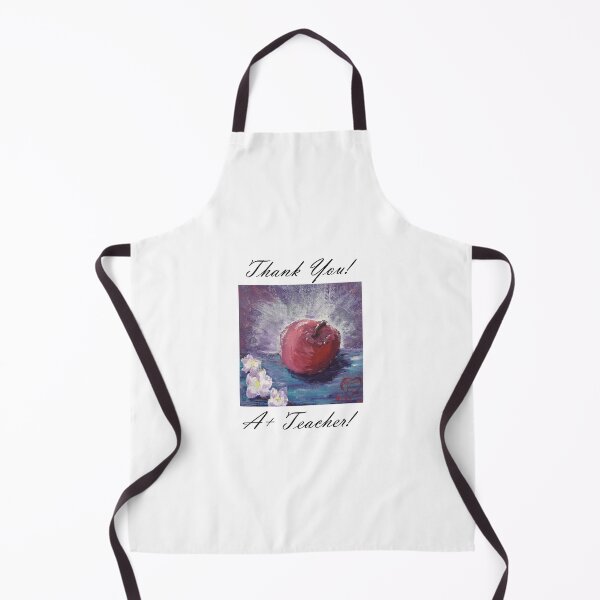 Item preview, spring apple , Thank you! A+ teacher! designed and sold by Dawna Morton.