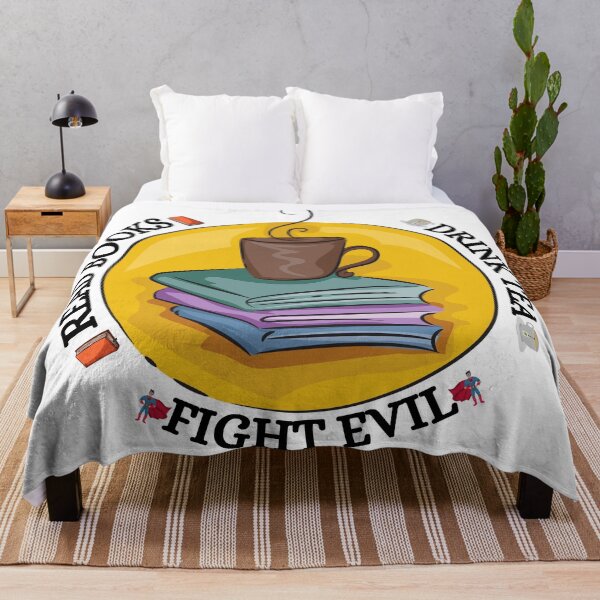 Item preview, Read books. Drink tea. Fight evil designed and sold by YuneDesigns.