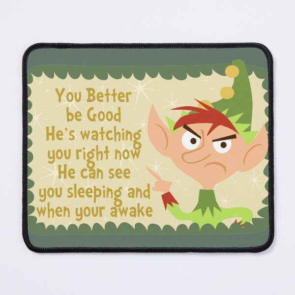 Item preview, naughty or nice designed and sold by Wonderful world of whimsical Art of yesteryear and today .