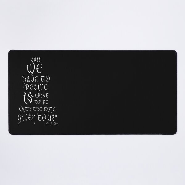 Item preview, All We Have To Decide - Only Text designed and sold by Movie-Takedown.