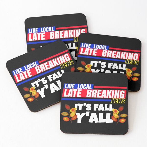Item preview, Late Breaking News, It's Fall Y'ALL Seasonal Fall Leaves designed and sold by CharJens.