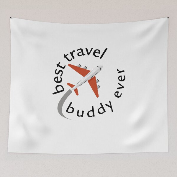 Item preview, best travel buddy ever- Adventure Life-Tourism and exploration-Camping trips designed and sold by zed25designer.