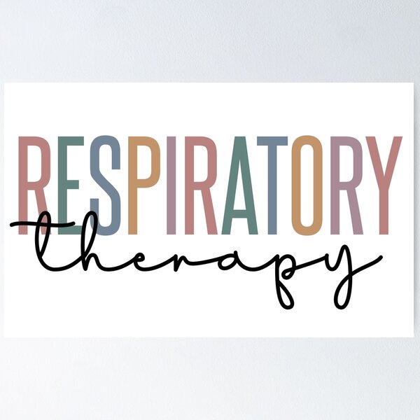 Respiratory Therapist Pastel Funky Retro Script Design Poster for Sale by  mysticblvd