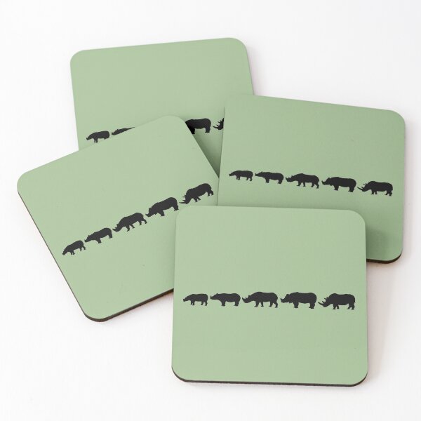 Item preview, Rhino Silhouette Line designed and sold by ArtByBreah.