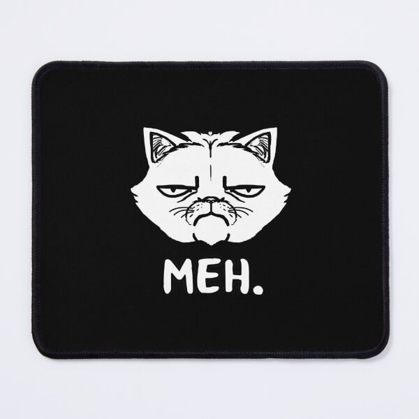 Item preview, Funny meh cat designed and sold by Ryuvhiel.