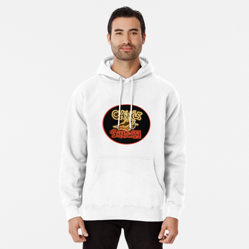 Chuckle Sandwich Podcast Neon Sign | Pullover Hoodie