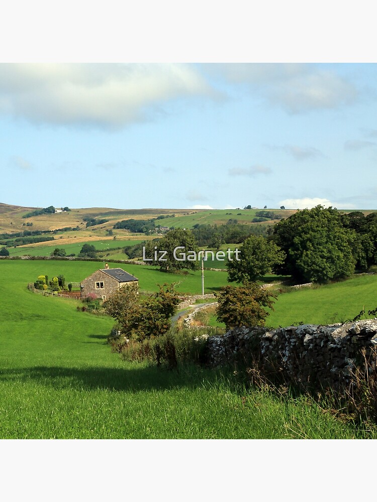 Thumbnail 2 of 2, Greeting Card, www.lizgarnett.com ... Forest of Bowland house, Lancashire, England designed and sold by lizgarnett.