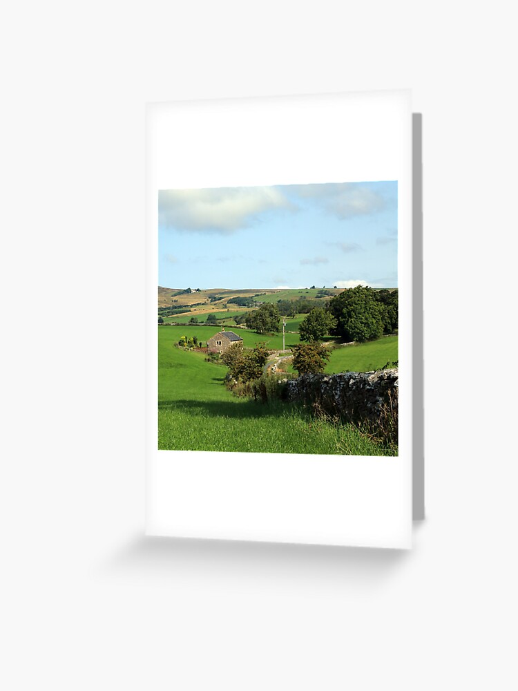 Thumbnail 1 of 2, Greeting Card, www.lizgarnett.com ... Forest of Bowland house, Lancashire, England designed and sold by lizgarnett.