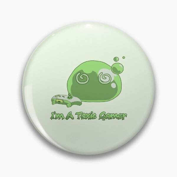 Artikelvorschau, Süße grüne Cartoon Slime Toxic Gamer Console-Version entworfen und verkauft von TheFoxyWolfShop.