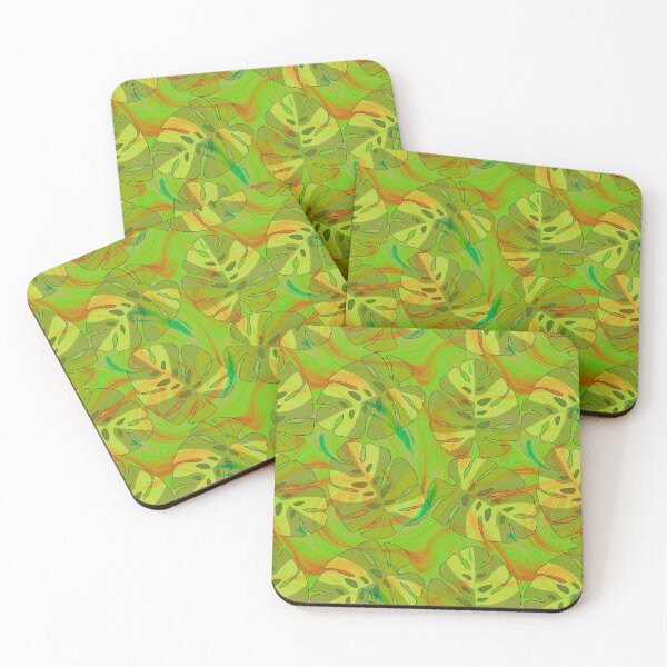 Item preview, Painted Monstera pattern by Marcia Ribeiro designed and sold by bymarciaribeiro.
