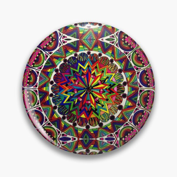 Artikelvorschau, Psychedelische abstrakte bunte Arbeit 231 (Tile) entworfen und verkauft von CallumHoare.