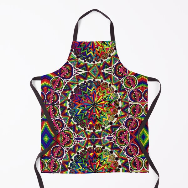 Item preview, Psychedelic Abstract colourful work 231(Tile) designed and sold by CallumHoare.