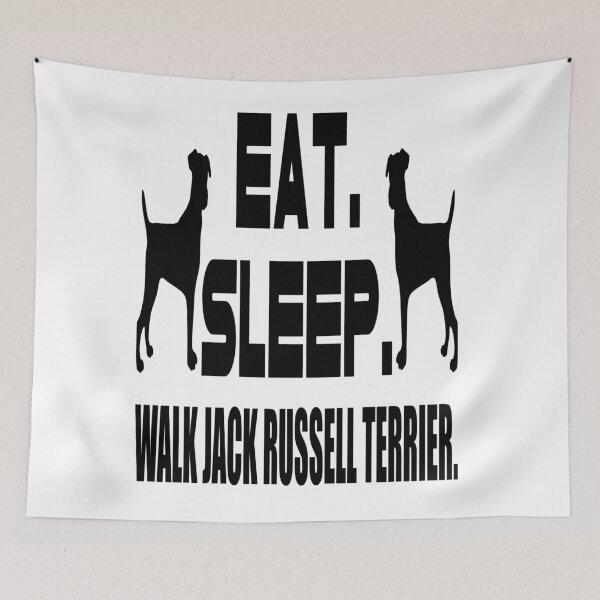 Item preview,   Jack Russell Funny Quote: EAT SLEEP WALK JACK RUSSEL  designed and sold by remonss.