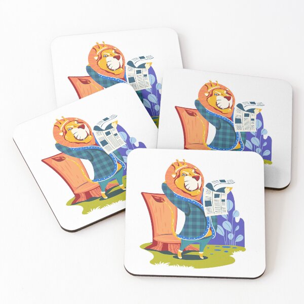 Item preview, Lion & newspaper designed and sold by artorno.