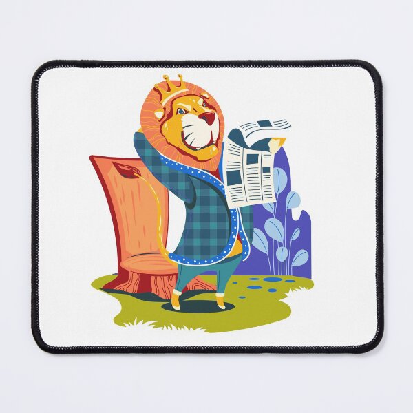 Item preview, Lion & newspaper designed and sold by artorno.
