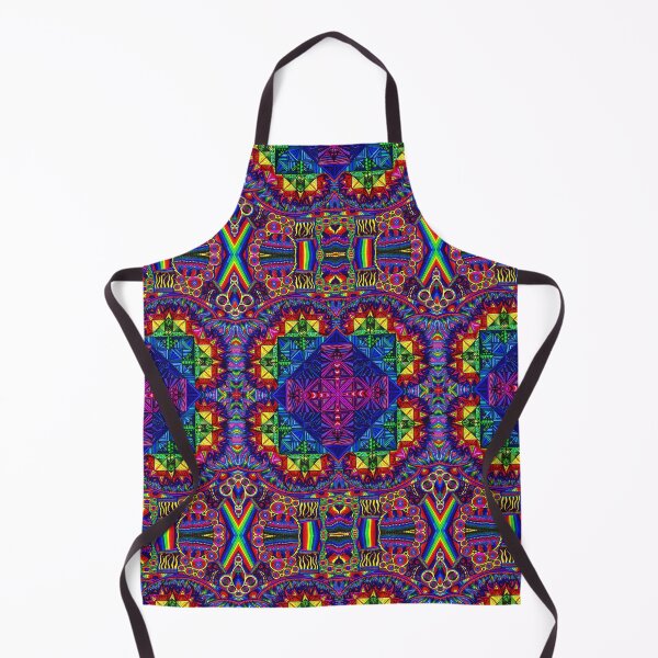 Item preview, Psychedelic Abstract colourful work 252(Tile) designed and sold by CallumHoare.