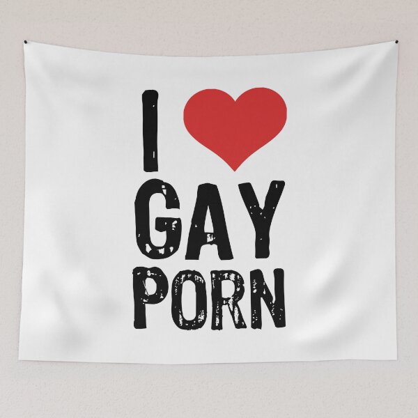 Item preview, I Love Gay Porn designed and sold by The "I Love Everything" Shop.