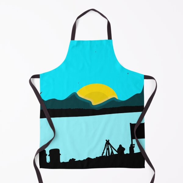 Item preview, sunset near mountains and river designed and sold by Nadey.