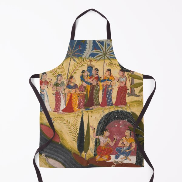 Item preview, Krishna and Gopis designed and sold by HinduArtGallery.