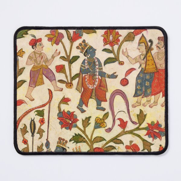 Item preview, Krishna and the Bow designed and sold by HinduArtGallery.