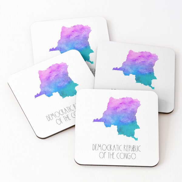 Item preview, Congo Watercolor Map - Congolese designed and sold by MountainD.