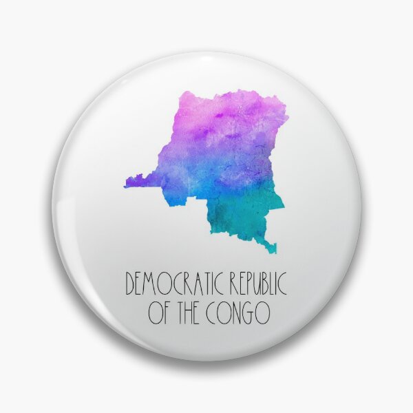 Item preview, Congo Watercolor Map - Congolese designed and sold by MountainD.