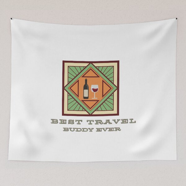 Item preview, BEST TRAVEL BUDDY EVER FUNNY FRIEND designed and sold by Petartist.