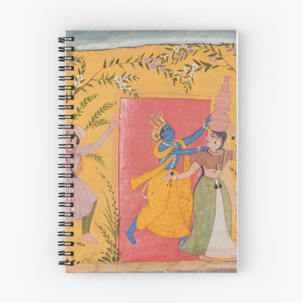 Item preview, Krishna Exacts a Toll from the Milkmaids designed and sold by HinduArtGallery.