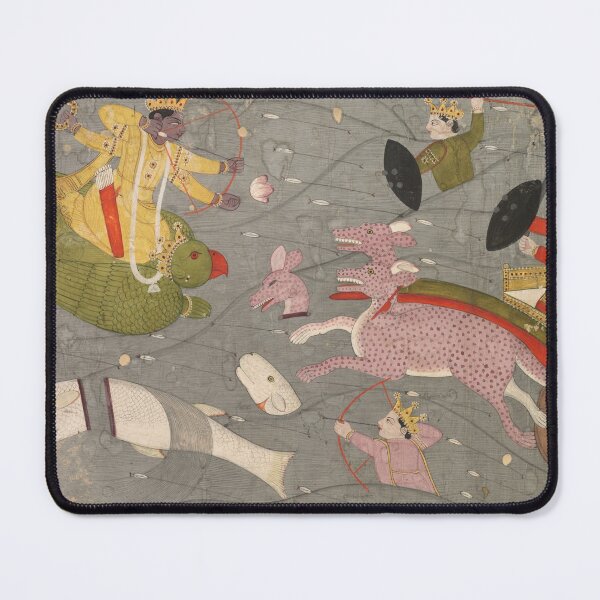 Item preview, Krishna Fighting Vanasura's Sons designed and sold by HinduArtGallery.