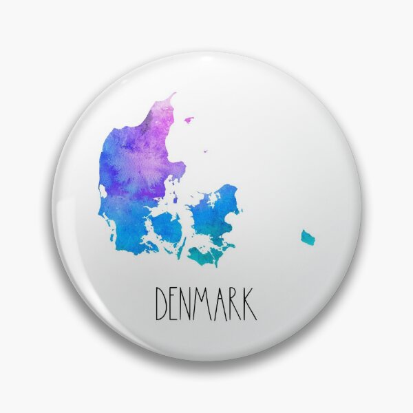 Item preview, Denmark Watercolor Map - Danish designed and sold by MountainD.