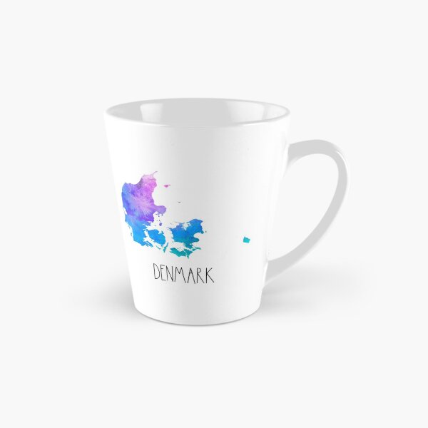 Item preview, Denmark Watercolor Map - Danish designed and sold by MountainD.