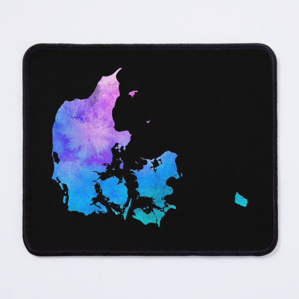 Item preview, Denmark Watercolor Map - Danish designed and sold by MountainD.