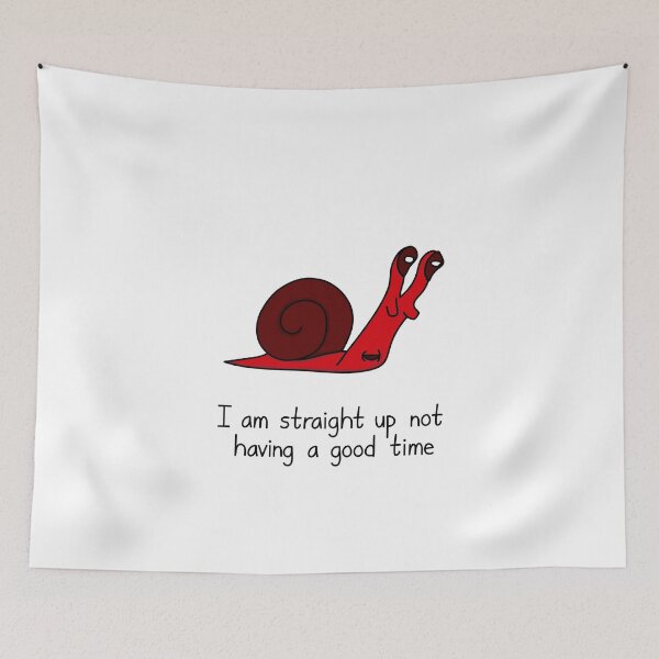 Item preview, Oh Wow Snail - Not Having A Good Time designed and sold by SeanDontGetFish.