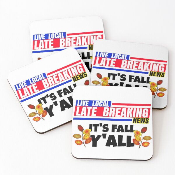 Item preview, Late Breaking News, It's Fall Y'ALL Seasonal Fall Autumn Leaves designed and sold by CharJens.