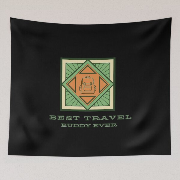 Item preview, BEST TRAVEL BUDDY EVER FUNNY FRIEND designed and sold by Petartist.