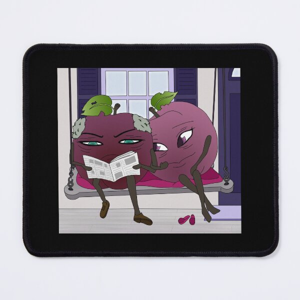 Item preview, Funny Old Couple of Plums designed and sold by TheFoxyWolfShop.