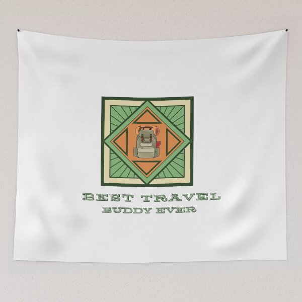 Item preview, BEST TRAVEL BUDDY EVER FUNNY FRIEND designed and sold by Petartist.