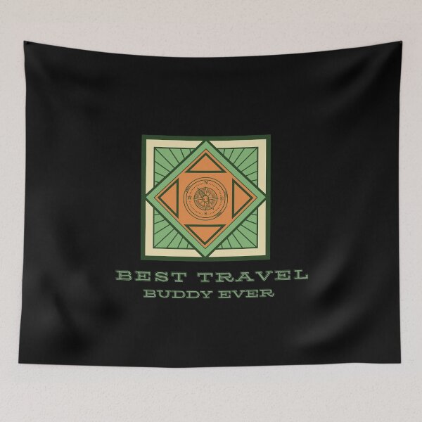 Item preview, BEST TRAVEL BUDDY EVER FUNNY FRIEND designed and sold by Petartist.