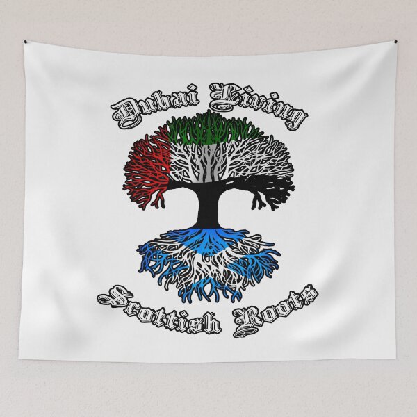 Item preview, Dubai Living Scottish Roots designed and sold by Braw-Merch.