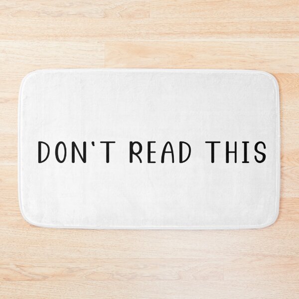 Item preview, Don’t Read This designed and sold by ilustraliza.