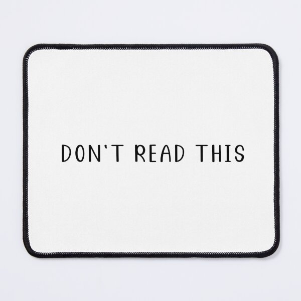 Item preview, Don’t Read This designed and sold by ilustraliza.
