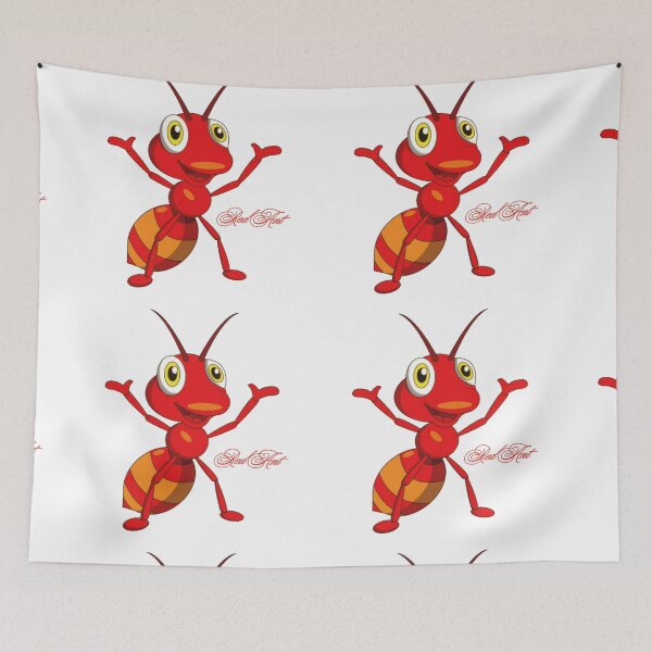 Item preview, Cartoon design of a Red Ant....!!! designed and sold by VIVEK KUMAR RAI.