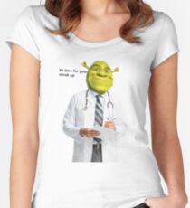 Shrek Check up meme Women's Fitted Scoop T-Shirt