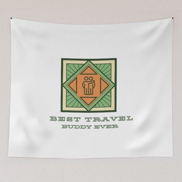 Item preview, BEST TRAVEL BUDDY EVER FUNNY FRIEND designed and sold by Petartist.