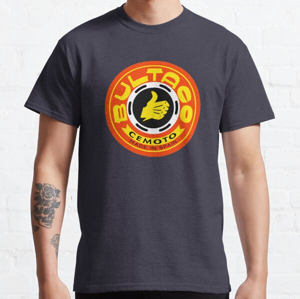 Orange Yellow Bultaco Shirt, Sticker, Hoodie, Mask Classic T-Shirt