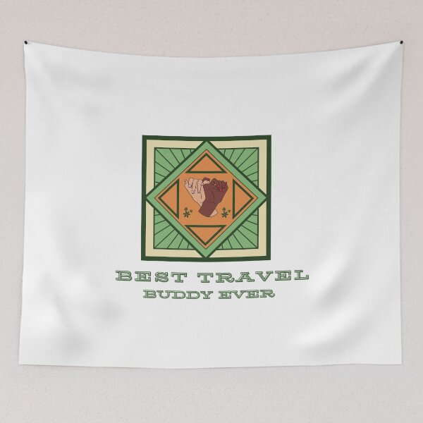 Item preview, BEST TRAVEL BUDDY EVER FUNNY FRIEND designed and sold by Petartist.