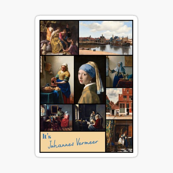 It’s Johannes Vermeer Collection - Art Sticker