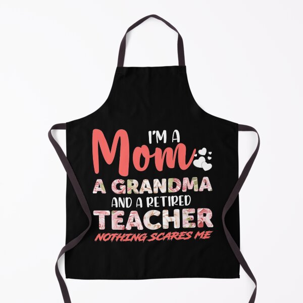 Aperçu de l'œuvre Je suis maman une grand-mère enseignante Rien ne me fait peur créée et vendue par eajob.