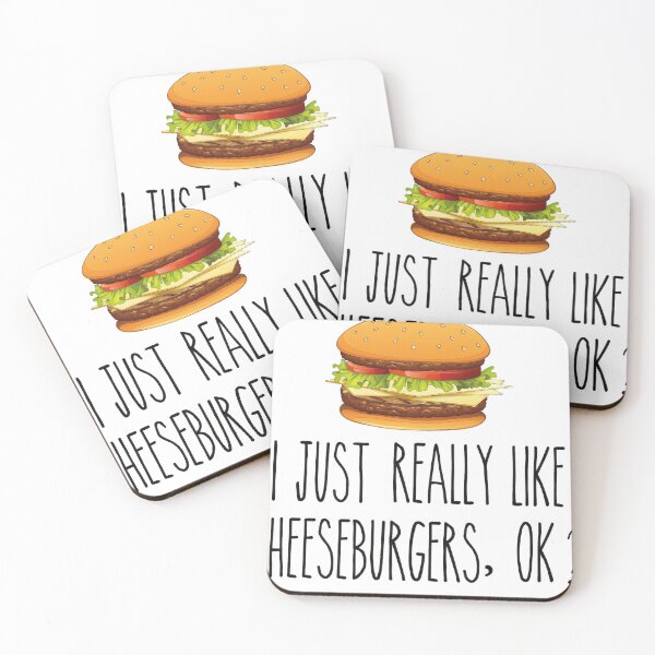 Item preview, I Just Really Like Cheeseburgers Ok designed and sold by Mer Yem.
